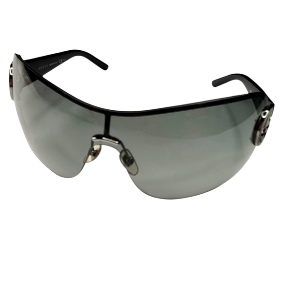 SOLD Gucci Authentic Black Grey Designer Sunglasses - Picture 8 of 16